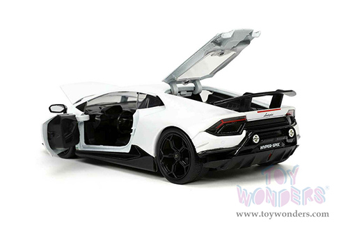 Jada Toys Hyper-Spec - Lamborghini Huracán Performante Hardtop (1/24, diecast model car, White) 32722/4