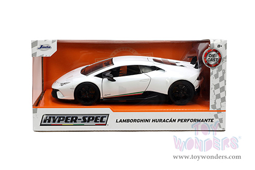 Jada Toys Hyper-Spec - Lamborghini Huracán Performante Hardtop (1/24, diecast model car, White) 32722/4