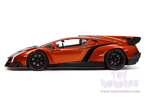 Jada Toys Hyper-Spec - Lamborghini Veneno Hardtop (1/24 scale diecast model car, Bronze) 32723/4