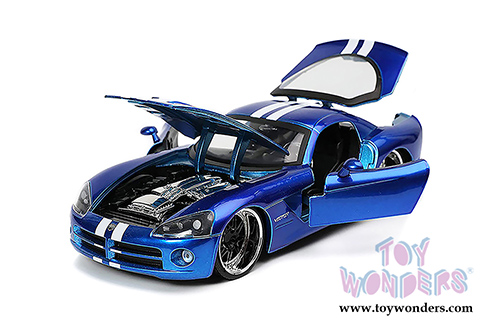 Jada Toys Bigtime Muscle | Dodge Viper SRT 10 Hardtop (2008, 1/24 scale diecast model car, Candy Blue) 32726/4