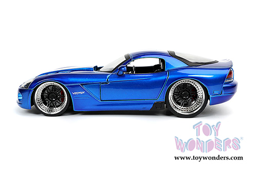 Jada Toys Bigtime Muscle | Dodge Viper SRT 10 Hardtop (2008, 1/24 scale diecast model car, Candy Blue) 32726/4