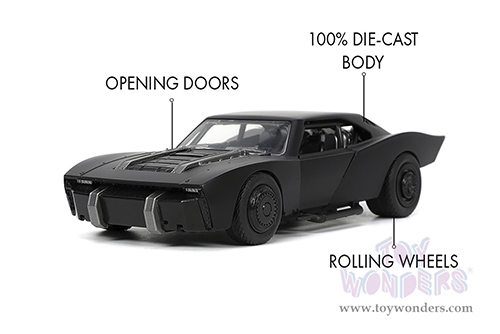 Jada Toys - Hollywood Rides | DC Comics The Batman™ Batmobile™ (2022, 1/32 scale diecast model car, Black) 32733