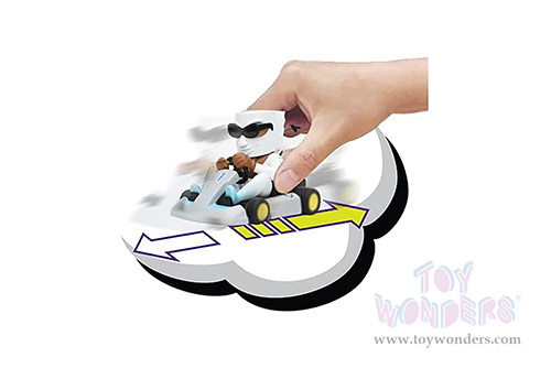 Jada Toys Fart Karts - Cool Wipes with 5 Fart Sounds (3.5" diecast model car, White) 32789