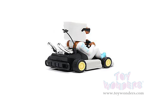 Jada Toys Fart Karts - Cool Wipes with 5 Fart Sounds (3.5" diecast model car, White) 32789