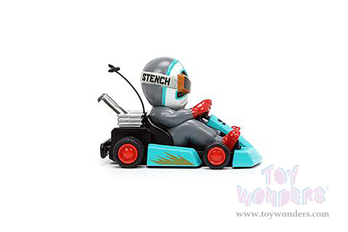 Jada Toys Fart Karts - The Stench with 5 Fart Sounds (3.5" diecast model car, Turquoise) 32790