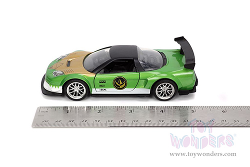 Jada Toys - Power Rangers Honda NSX Type-R Japan Spec with Green Ranger Diecast Figurine (2002, 1/32 scale diecast model car, Green) 32871