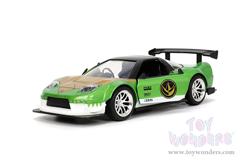 Jada Toys - Power Rangers Honda NSX Type-R Japan Spec with Green Ranger Diecast Figurine (2002, 1/32 scale diecast model car, Green) 32871