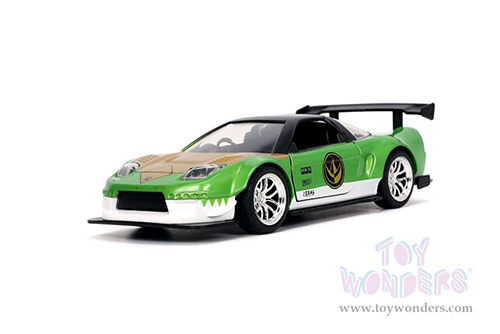 Jada Toys - Power Rangers Honda NSX Type-R Japan Spec with Green Ranger Diecast Figurine (2002, 1/32 scale diecast model car, Green) 32871