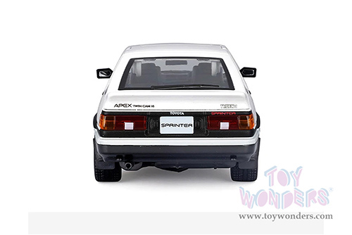 Maisto - Special Edition | Toyota Sprinter Trueno AE86 (1/24 scale diecast model car, White) 32916WT
