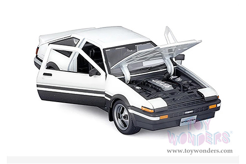 Maisto - Special Edition | Toyota Sprinter Trueno AE86 (1/24 scale diecast model car, White) 32916WT