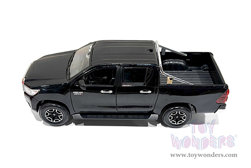 Maisto - Special Edition | Toyota Hilux Double Cab Pickup Truck (1/27 scale diecast model car, Black) 32920BK