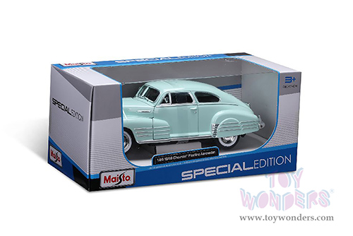 Maisto - Special Edition | Chevrolet® Fleetline Aerosedan (1948, 1/24 scale diecast model car, Light Green) 32921GN