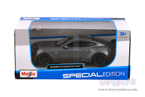 Maisto Special Edition - Ford Mustang® Dark Horse™ (2024, 1/24 scale diecast model car, Gray) 32925GY