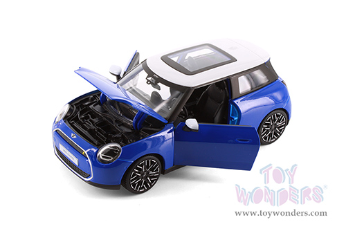 Showcasts® Collectibles - Mini Cooper SE (JO1)(2024, 1/24 scale diecast model car, Blue) 32926D MAP: $19.99
