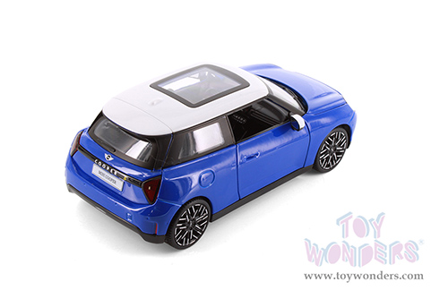 Showcasts® Collectibles - Mini Cooper SE (JO1)(2024, 1/24 scale diecast model car, Blue) 32926D MAP: $19.99