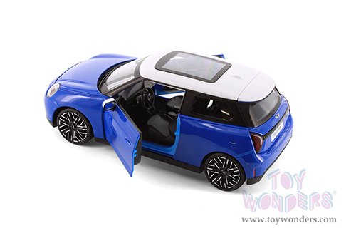 Showcasts® Collectibles - Mini Cooper SE (JO1)(2024, 1/24 scale diecast model car, Blue) 32926D MAP: $19.99