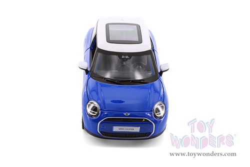Showcasts® Collectibles - Mini Cooper SE (JO1)(2024, 1/24 scale diecast model car, Blue) 32926D MAP: $19.99