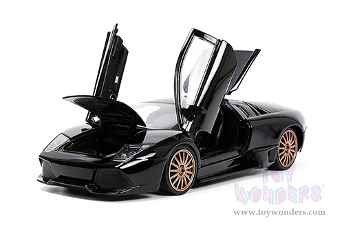 Jada Toys Hyper-Spec - Lamborghini Murciélago Hardtop (1/24 scale diecast model car, Black) 32946/4