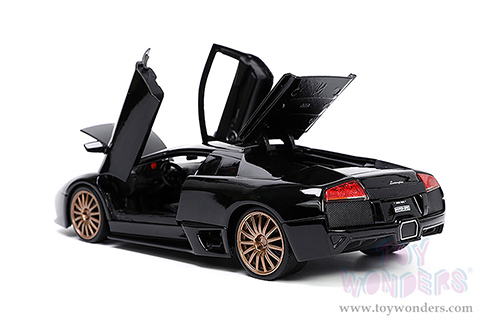 Jada Toys Hyper-Spec - Lamborghini Murciélago Hardtop (1/24 scale diecast model car, Black) 32946/4