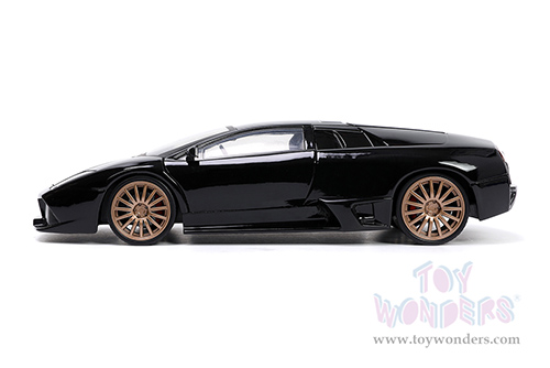 Jada Toys Hyper-Spec - Lamborghini Murciélago Hardtop (1/24 scale diecast model car, Black) 32946/4