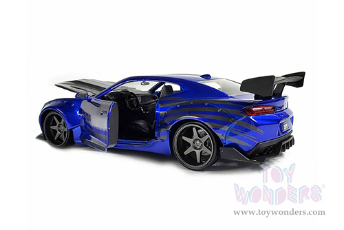 Jada Toys Bigtime Muscle - Chevrolet® Camaro® Hardtop (2016, 1/24 scale diecast model car, Candy Blue/Gray) 32993/4