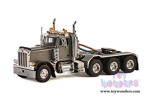 WSI Models - Peterbilt 379 8X4 4 Axle Truck (1/50 scale diecast model car, Silver) 33-2015