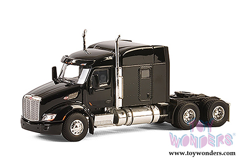 WSI Models - Peterbilt 579 6X4 3 Axle Truck (1/50 scale diecast model car, Black) 33-2026