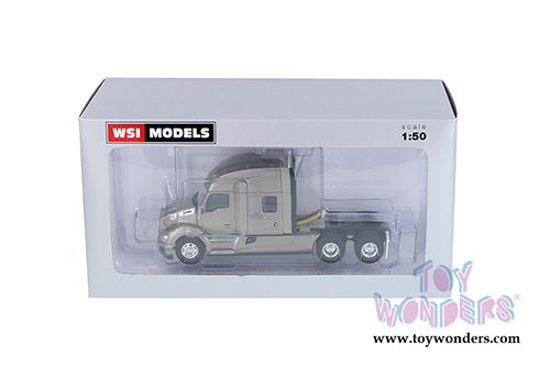 WSI Models - Kenworth T680 6X4 3 Axle Truck (1/50 scale diecast model car, Silver) 33-2028