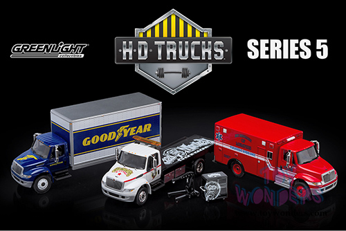 Greenlight - Heavy Duty Trucks Series 5 (1/64 scale diecast model car, Asstd.) 33050/48