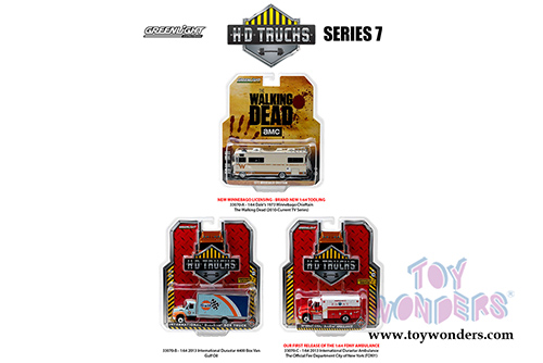 Greenlight - Heavy Duty Trucks Series 7 (1/64 scale diecast model car, Asstd.) 33070/48