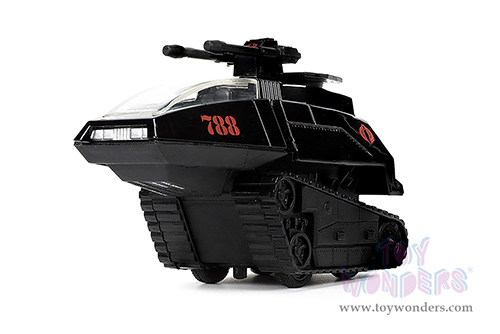 Jada Toys - Hollywood Rides | H.I.S.S. Tank #788 with Turret with Destro Diecast Figure "G.I. Joe" (1/32 scale diecast model car, Black) 33084