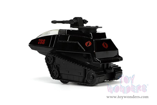 Jada Toys - Hollywood Rides | H.I.S.S. Tank #788 with Turret with Destro Diecast Figure "G.I. Joe" (1/32 scale diecast model car, Black) 33084