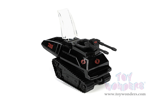 Jada Toys - Hollywood Rides | H.I.S.S. Tank #788 with Turret with Destro Diecast Figure "G.I. Joe" (1/32 scale diecast model car, Black) 33084