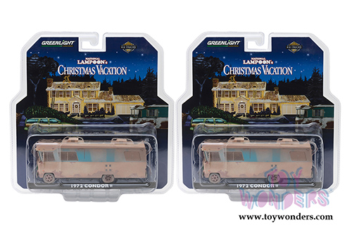 Greenlight - Heavy Duty Trucks Series 10 | Condor II RV from National Lampoon Christmas Vacation Movie (1/64 scale diecast model car, Beige) 33100A/48
