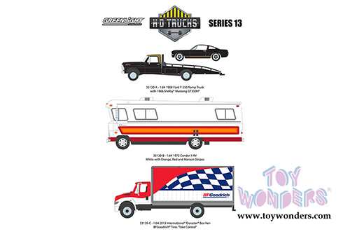 Greenlight - Heavy Duty Trucks Series 13 (1/64 scale diecast model car, Asstd.) 33130/48