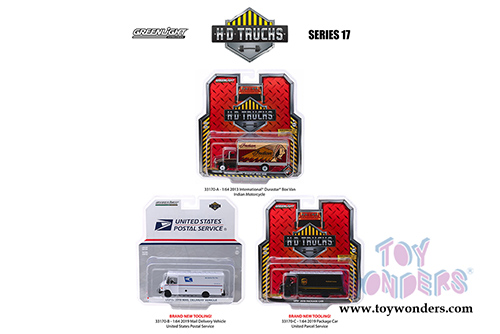 Greenlight - Heavy Duty Trucks Series 17 (1/64 scale die cast model car, Asstd.) 33170/48