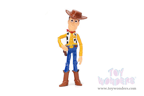 Jada Toys - Hollywood Rides | Volkswagen T1 Bus "Sheriff Woody" and Woody Diecast Figure and Surfboard "Toy Story" (1995) Movie (1962, 1/24, diecast model car, Brown) 33176