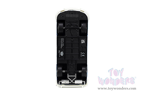 Jada Toys - Volkswagen T1 Bus with Surfboard and Mickey Mouse Diecast Figure (1/24, diecast model car, Blue/White) 33179