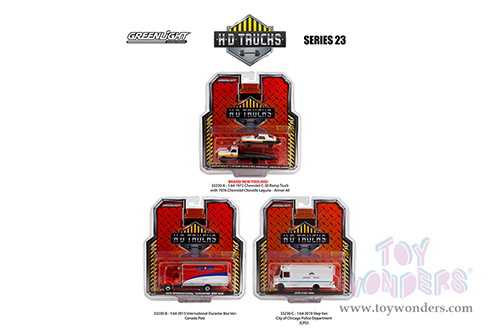 Greenlight - Heavy Duty Trucks Series 23 (1/64 scale diecast model car, Asstd.) 33230/48
