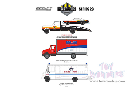 Greenlight - Heavy Duty Trucks Series 23 (1/64 scale diecast model car, Asstd.) 33230/48