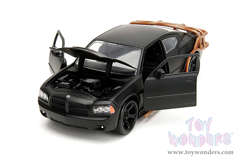 Jada Toys Fast & Furious - Dodge Charger Heist Car (2006, 1/24 scale diecast model car, Matte Black) 33373