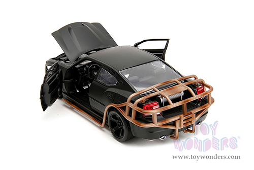 Jada Toys Fast & Furious - Dodge Charger Heist Car (2006, 1/24 scale diecast model car, Matte Black) 33373