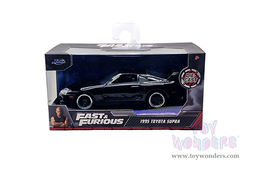Jada Toys Fast & Furious - Toyota Supra Hardtop (1995, 1/32 scale diecast model car, Black) 33381/24