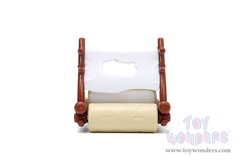 Jada Toys Hollywood Rides - Flintmobile with Fred Flinstone Diecast Figurine (1/32 scale diecast model car, Brown) 33382