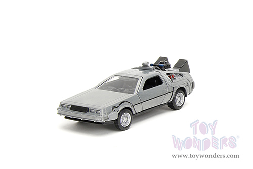 Jada Toys - Hollywood Rides | Back to the Future Time Machine 3-Pack (1/32 scale diecast model car, Silver) 33399