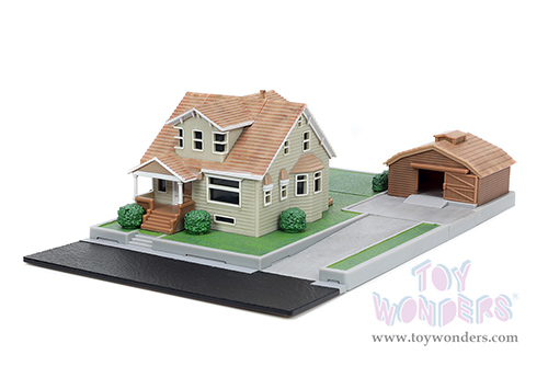 Jada Toys Nano Hollywood Rides | Fast & Furious Dom's House Diorama Set (1/65, diecast model car, Asstd.) 33668