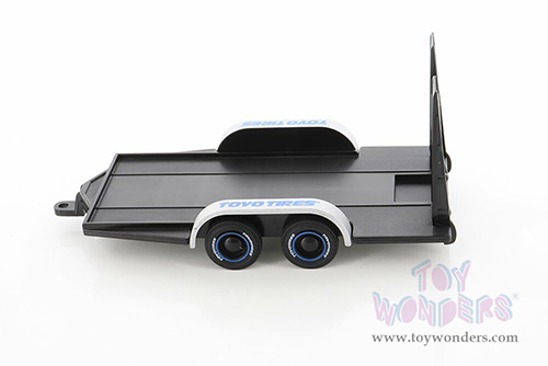 Showcasts Collectibles - Trailer Car Carrier "Toyo Tires" (1/24 scale plastic model, black) 33707