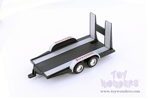 Showcasts® Collectibles - Trailer Car Carrier "Firestone" (1/24 scale plastic model, black) 33708