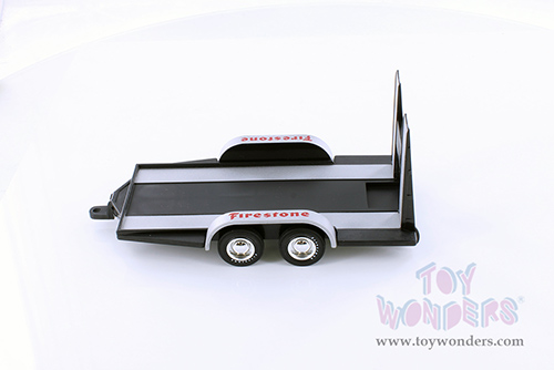 Showcasts® Collectibles - Trailer Car Carrier "Firestone" (1/24 scale plastic model, black) 33708