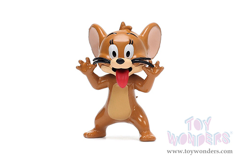 Jada Toys - Hollywood Rides | Tom and Jerry Dodge Challenger Hellcat with Jerry Diecast Figure (2015, 1/24, diecast model car, Gray) 33722